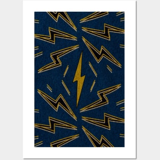 lightning bolt Posters and Art